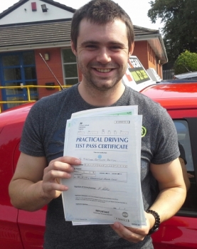 John Briton passed on 29/8/18 with Garry Arrowsmith! Well done!