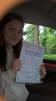 Charlotte passed on 126 with Peter Cartwright Well done