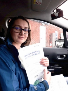 Joanna Łukasiewicz passed on 12/11/18 with Peter Cartwright! Well done!